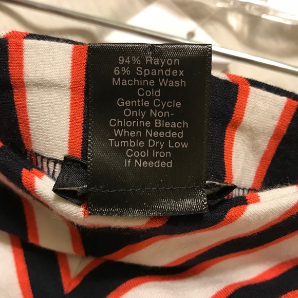 Ann Taylor chevron a-line skirt - Picture 3 of 3